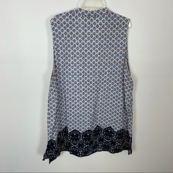AVA CHRISTINE FLORAL BLOUSE 1X - Picture 4 of 4